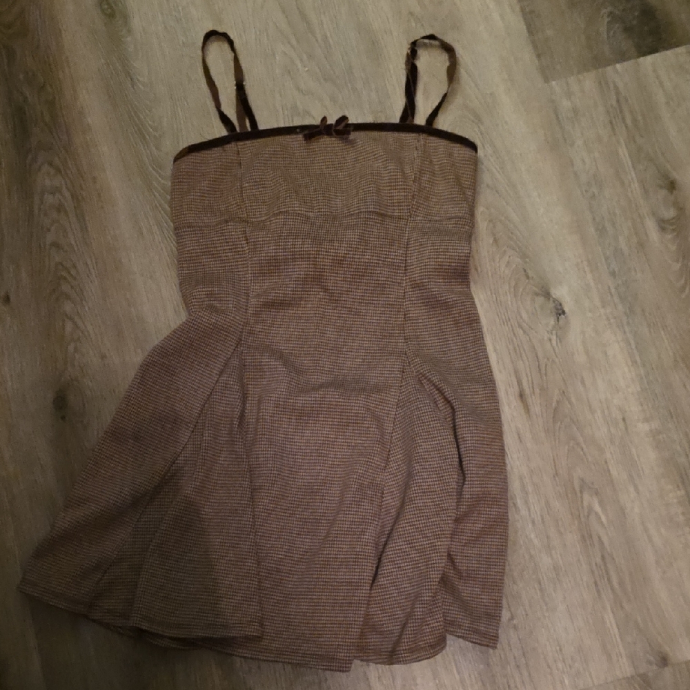 Brown Strappy Dress